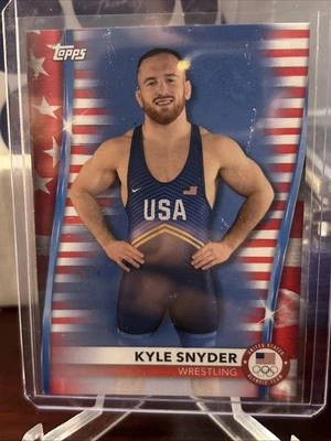 2021 Topps US Olympic & Paralympic Team & Hopefuls Flag #037/299 Kyle Snyder #38 - Image 1 of 3