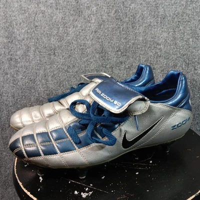 Nike Air Zoom 90 Metal Soccer Cleats US 9 EUR 42.5 Uk 8 Missing Insole Good - Image 1 of 4