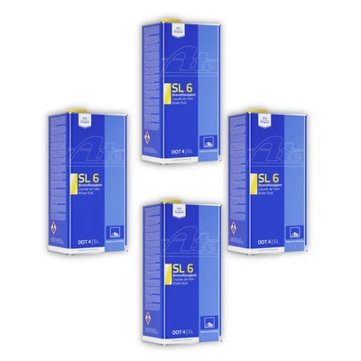 4x Bremsflüssigkeit SL.6 DOT 4 ATE 03.9901-6403.2 5 Liter Bremsen