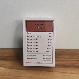 Disney Lion King Monopoly Parts/ Replacement Property Cards & Destiney Cards New - Picture 1 of 3