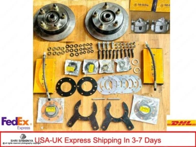 Rear Disc 9"Brake Conversion Kit fits Wllys Jeep CJ2A,CJ3A,CJ3B,M38 Kaiser - Image 1 of 4