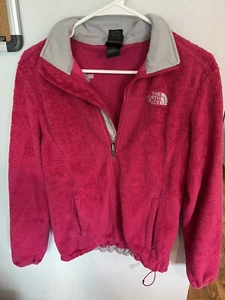 The North Face Osito Full Zip Fuzzy Fleece Jacket Pink Women’s Size S/P - Picture 1 of 4