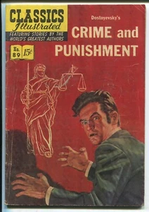 CLÁSICOS ILUSTRADOS #89 - CRIMEN Y CASTIGO - HRN 89 - ORIGINAL - 1951 - Imagen 1 de 2
