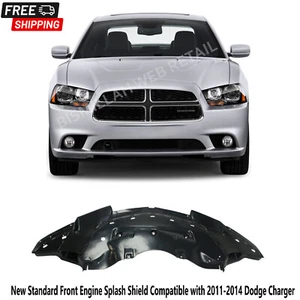 New Standard Front Engine Splash Shield Compatible with 2011-2014 Dodge Charger - Picture 1 of 4