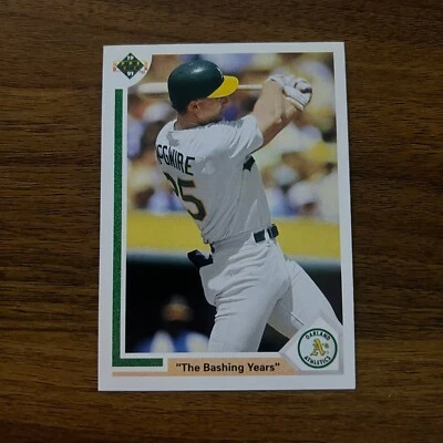 1991 Upper Deck - Mark McGwire #656 "The Bashing Years - Image 1 of 2