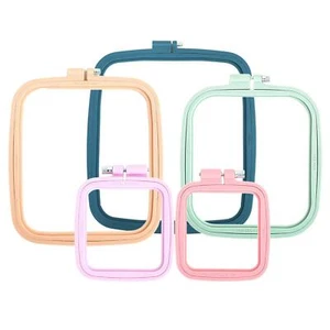 Square Embroidery Hoops Cross Stitch Hoop for Art Craft Handy Sewing , - Picture 1 of 7