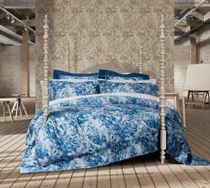 Sanderson Giles Deacon Fringed Tulip Toile Duvet Cover Set - Picture 1 of 1