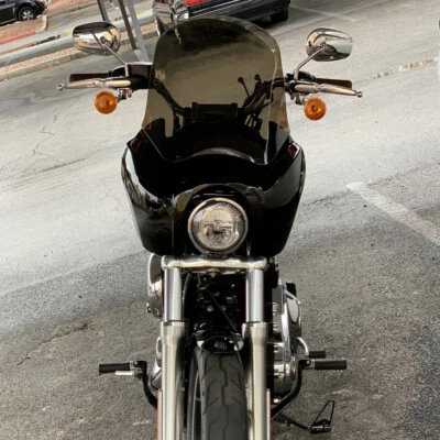 Cubierta de carenado de faros con parabrisas de 15"" para Harley Dyna Low Rider FXDF FXDL Foto 1 de 4