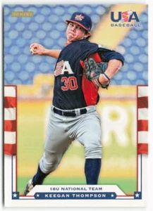 Keegan Thompson Panini 2012 novato de béisbol de Estados Unidos - Imagen 1 de 2
