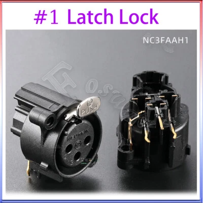 MICRÓFONO 3 PIN XLR HEMBRA ZÓCALO CHASIS PCB MONTAJE EN PANEL CONECTOR AUDIO VIDEO PESTILLO Foto 1 de 4