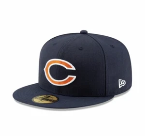 New Era 59Fifty Chicago Bears 7 1/8 NFL On-Field Sideline Fitted Mütze Blau Neu - Bild 1 von 4
