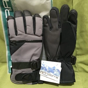 Thinsulate Waterproof Insulated 3M GREY (L) Winter Snow Ski Gloves - Picture 1 of 10
