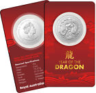 2024 50C Year Of The Dragon Lunar Series Tetra Decagon Uncirculated Coin Ram