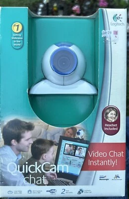 Logitech Quick Cam Chat Web NOS With Software - NOS-Sealed Box! Quick Shipping! - Image 1 of 4