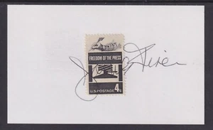 James Risen, LA Times Pulitzer Winning Journalist, signed Freedom of Press stamp - Picture 1 of 1