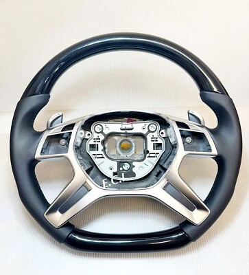 OEM MERCEDES AMG 13~18 G65 G63 ML63 GL63 G550 PIANO VOLANTE NEGRO Foto 1 de 4