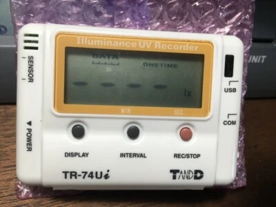TandD High Precision Illuminance, UV, Temp & Humidity Data Logger T and D  - Image 1 of 4