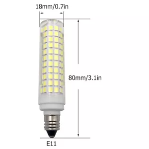 E11 Mini Base LED Light bulb 10W 110V 136-2835 SMD Ceramics Ceiling fan Light - Picture 1 of 5