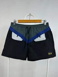 Men's Fendi Monster Bug Eye Nylon Swimming Shorts (pair 12) Size 50 - Picture 1 of 15
