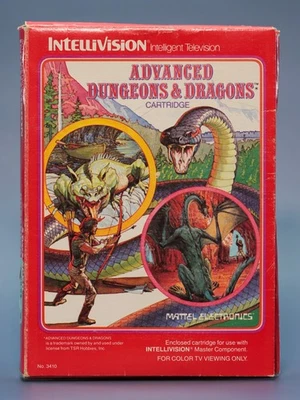 Advanced Dungeons & Dragons: Treasure of Tarmin (Intellivision, 1983) W/ Manual - Image 1 of 3