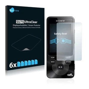 6x Folie für Sony Walkman NWZ-E585 Schutzfolie Displayschutz Display Klar - Afbeelding 1 van 11