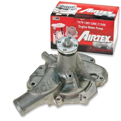 Airtex Engine Water Pump for 1979-1981 GMC C1500 5.7L V8 Coolant Antifreeze go - Image 1 of 4