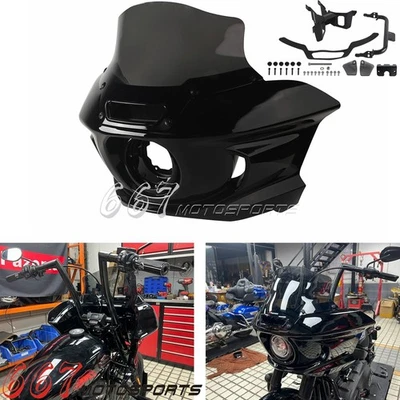 For Harley Softail FXST Street Bob FXBB FXBBS 2018-2025 Front Fairing Windshield — 第 1/4 张图片