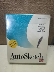 Autodesk Auto Sketch Windows 95 And 3.1 New Sealed - Picture 1 of 3