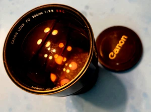 Canon FD 200mm f2.8 S.S.C. Objektiv - Sharp Tele Prime - top mit org. Koffer - Bild 1 von 5
