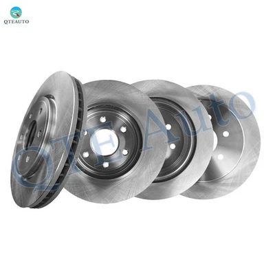 Set of 4 Front 296mm-Rear 308mm Disc Brake Rotor For 2005-2012 Nissan Pathfinder - Image 1 of 4