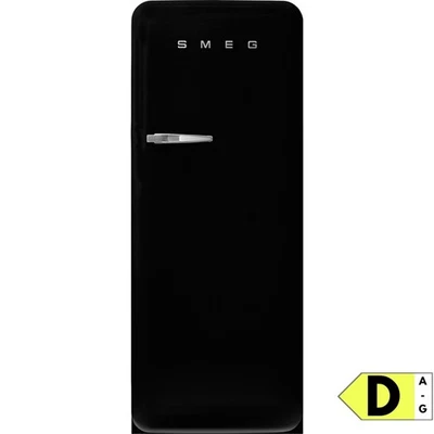 SMEG FAB28RDBLM5 Stand-Kühlschrank Schwarz Matt - Rechtsanschlag - Bild 1 von 4