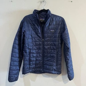 PATAGONIA NANO PUFF Men’s Classic Full Zip Puffer Jacket XS Navy Blue 2023 - Picture 1 of 4