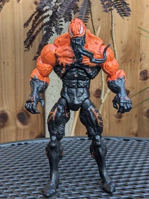 Marvel Venom Toxin 7" Action Figure, Bootleg Orange And Black Venom Figure - Image 1 of 4