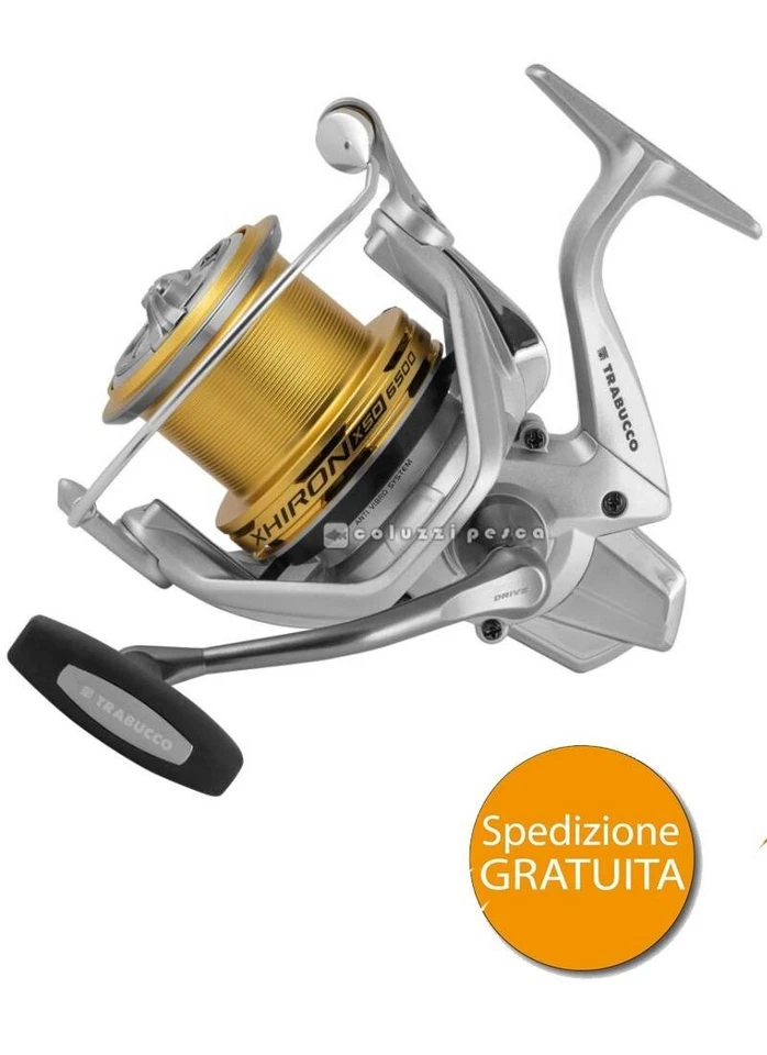 MULINELLO TRABUCCO XHIRON XSD SURF 6500 PESCA SURF CASTING BOBINE EXTRA - Immagine 1 di 1