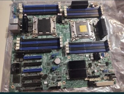 Intel S2600CP Mother Board C602 LGA 2011/Socket R dual-CPU - Image 1 of 2
