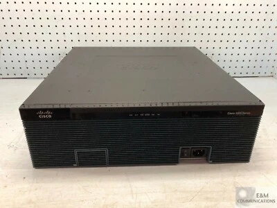 CISCO3925 ACCESS ROUTER 1GB SDRAM 256MB FLEX FLASH W/ PVDM3-64 V01 - AC PWR   - Image 1 of 4