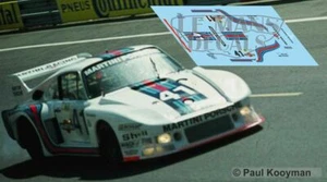 Décal Porsche 935 Le Mans 1977 41 1:32 1:43 1:24 1:18 décalcomanies
