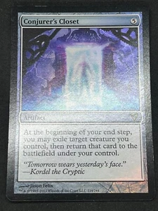 Magic the Gathering MTG Conjurer's Closet Artifact Avacyn Restored Rare Foil - Picture 1 of 2