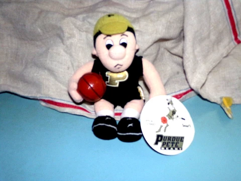 1999 Purdue Pete Boilermakers Beany Plush College Basketball Mascot Burger King Cover