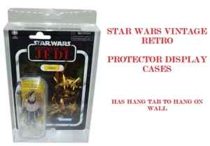 1 Star Wars Vintage Retro Kenner Action Figuren Schutzhüllen Vitrinen - Bild 1 von 8