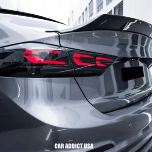 LED Taillights for 2017-2018 Hyundai Elantra Rear Light Assembly LH&RH Smoked - Picture 1 of 13