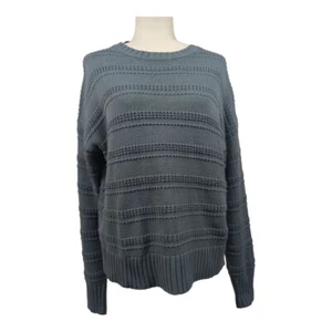 Cupcakes and Cashmere Women's Dusty Blue Sweater Size Medium - Picture 1 of 5