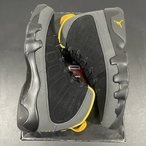 Talla 12 Nuevo Air Jordan 9 University Gold 2021 Raro Retro Auténtico Negro Alto - Imagen 1 de 7