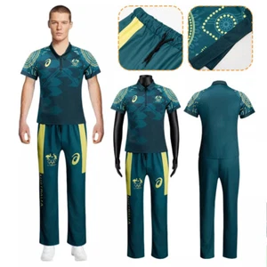 Rachael Gunn Australian Breakdancer Uniform Costume Raygun Polo Shirt Pants Hat - Picture 1 of 18