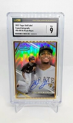 2021 Ke'Bryan Hayes Topps Gold Label Auto - Image 1 of 2