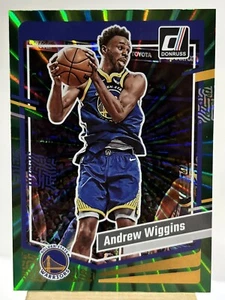 2023-24 Panini Donruss Basketball Andrew Wiggins Green Laser #170 Warriors￼￼ - Picture 1 of 2