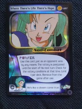 Dragonball Z DBZ Card UR7 Where There's Life There's Hope Limited Ultra Rare UR