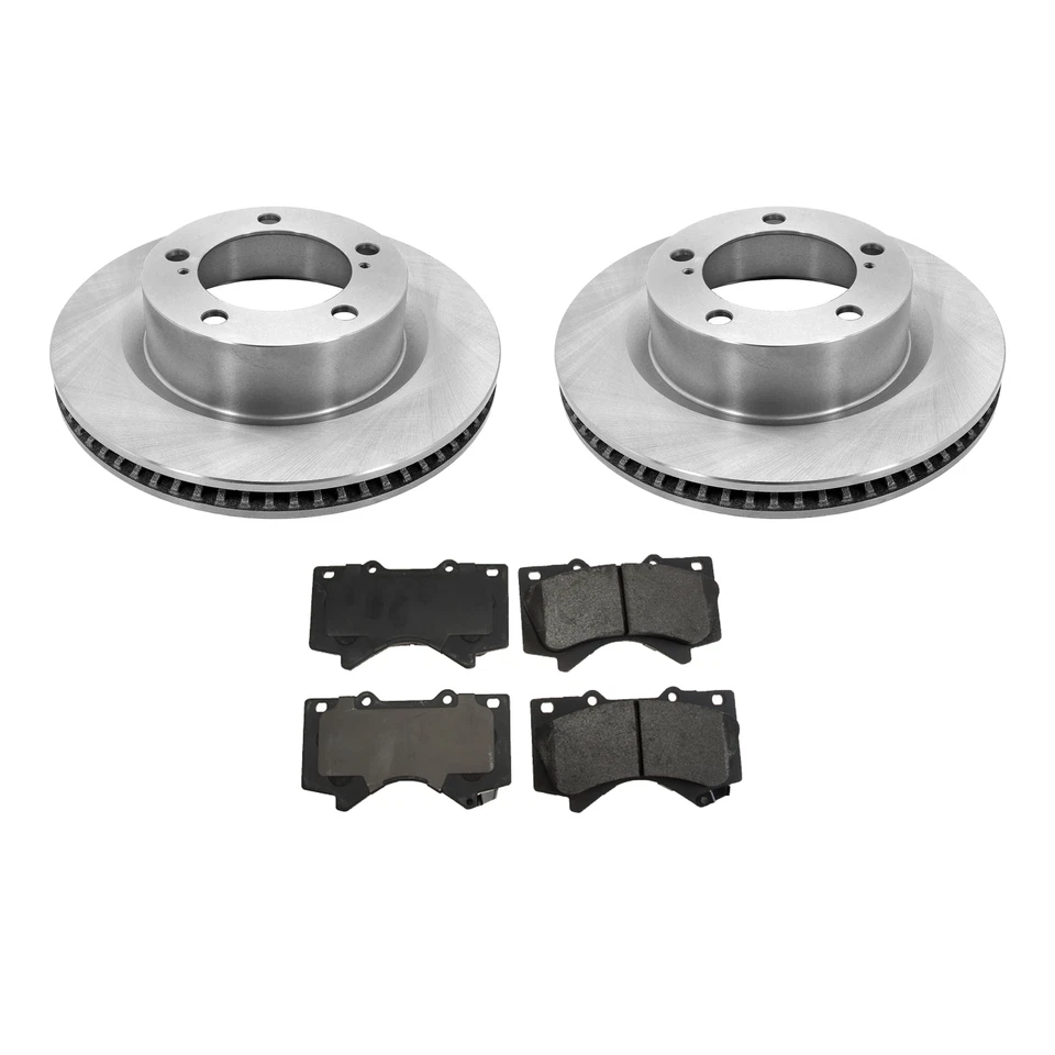 Kit de frenos originales pastillas rotores de disco delanteros de 340 mm para Toyota Land Cruiser Lexus LX Foto 1 de 1