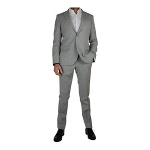 COMPLETO ABITO CERIMONIA UOMO MANULE RITZ 3432A3318 230000 GREY ORIGINAL PE 2023 - Photo 1/6