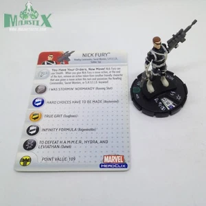 Heroclix Captain America set Nick Fury #023 Uncommon figure w/card! - Picture 1 of 1
